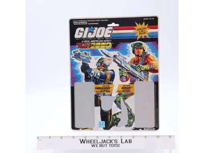 Knockdown & Dodger Battle Force 2000 Cardback GI Joe ARAH 1987 Hasbro Vintage