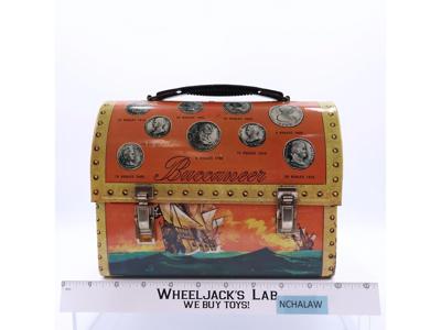 Aladdin Buccaneer Dome Metal Lunch Box 1957 Aladdin Vintage NO THERMOS