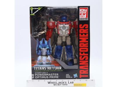 Powermaster Optimus Prime Transformers Titans Return 2015 Hasbro NEW SEALED