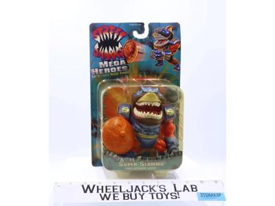 Super Slammu Street Sharks Mega Heroes 1995 Mattel Figure NEW SEALED