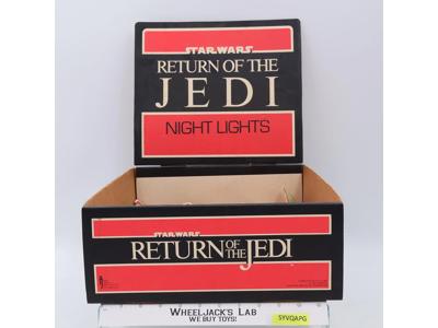 Lot of 18 Night Lights W/ Display Box Star Wars ROTJ 1983 Adam Joseph Ind.