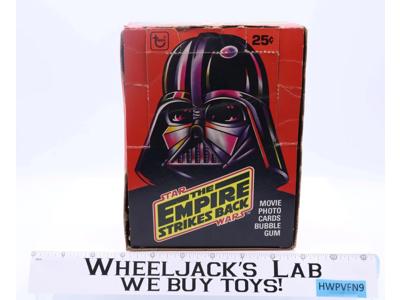 Star Wars ESB Movie Photo Cards Series 1 EMPTY Display Box 1980 Topps Vintage