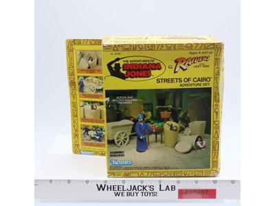 Streets of Cairo Complete Indiana Jones ROTLA 1982 Kenner Adventure Set NEW MIB
