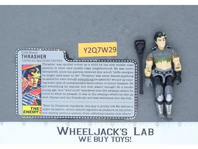 Thrasher V1 100% Complete G.I. Joe 1986 Hasbro Vintage Action Figure