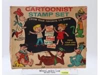 Cartoonist Rubber Stamp Set Lido Toys Hanna-Barbera 1962 Flintstones YOGI