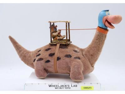 Marx Fred Flintstone & Dino Dinosaur 1962 Hanna-Barbera Vintage Toy
