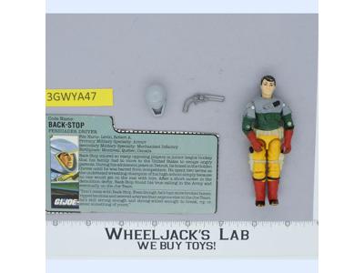 Backstop V1 100% Complete G.I. Joe 1987 Hasbro Vintage Action Figure