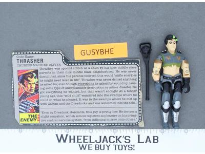 Thrasher V1 100% Complete G.I. Joe 1986 Hasbro Vintage Action Figure