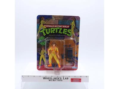 April O'Neil Heroes in a Half Shell 1988 TMNT Playmates 10 BACK MOSC UNPUNCHED