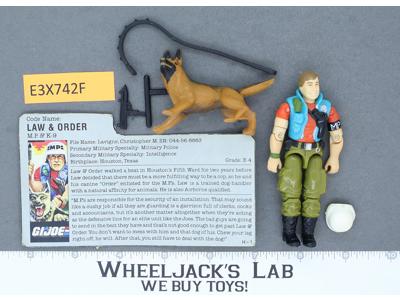 Law & Order V1 100% Complete G.I. Joe 1987 Hasbro Vintage Action Figure