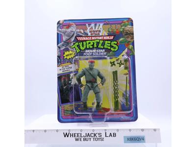 Movie Star Foot Soldier Teenage Mutant Ninja Turtles Playmates MOSC UNPUNCHED
