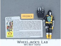 B.A.T.S. V1 100% Complete G.I. Joe 1986 Hasbro Vintage Action Figure
