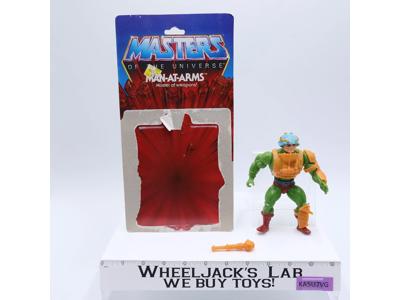 Man-At-Arms W/12 Cardback 100% Complete He-Man Masters of the Universe MOTU 1984