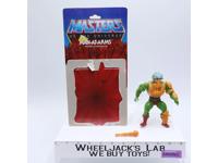 Man-At-Arms W/12 Cardback 100% Complete He-Man Masters of the Universe MOTU 1984