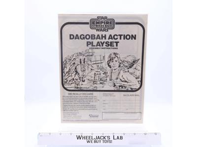 Dagobah Action Playset Instruction Manual 1981 Star Wars ESB Kenner Vintage