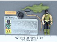 Croc Master V1 100% Complete G.I. Joe 1987 Hasbro Vintage Action Figure