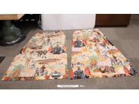 Set of 2 Star Wars Return of the Jedi Drapes / Curtains 96" x 44" Vintage