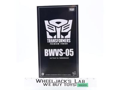 BWVS-05 Rattrap vs Terrorsaur Transformers Premium Finish Hasbro NEW MISB