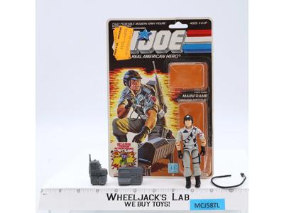 Mainframe V1 Complete 34 Cardback & Bubble 1986 G.I. Joe Hasbro Vintage Figure