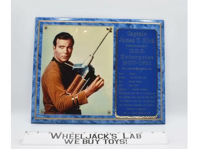 Captain James T. Kirk Star Trek William Shatner Plaque #16 of 430