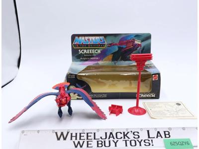 Screech 100% Complete He-Man Masters of the Universe MOTU 1982 Mattel Vintage