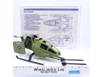 Sky Hawk 100% Complete 1984 G.I. Joe Hasbro Vintage Action Figure Vehicle