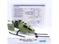 Sky Hawk 100% Complete 1984 G.I. Joe Hasbro Vintage Action Figure Vehicle