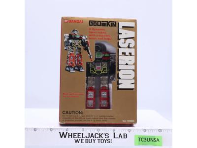 Laserion W/ Box Godaikin 1984 Bandai Popy Chogokin 5" Vintage Action Figure