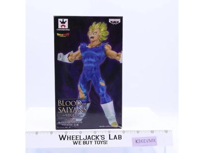 Dragon Ball Z Blood of Saiyans Vegeta 2018 Craneking Banpresto Figure MIB