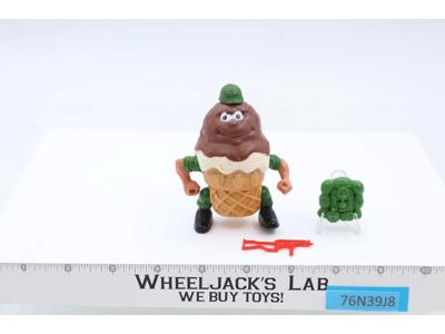 Sergeant Scoop Chocolate Ice Cream Cone 100% Complete Food Fighters Vintage