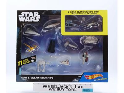 Hero & Villain Starships Star Wars Hot Wheels Disney 2016 Mattel NEW SEALED