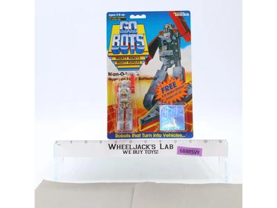 Man-O-War Guardian Robot Battleship GoBots 1985 Tonka Action Figure NEW SEALED