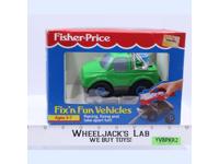 #2074 Fix'n Fun Vehicles Green Truck 1992 Fisher Price NEW MIB