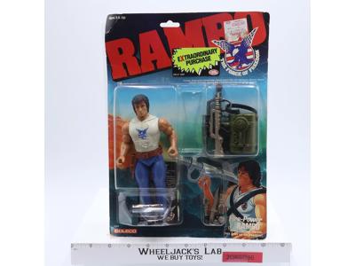 Fire Power Rambo from Rambo Force of Freedom 1985 Coleco Figure NEW SEALED