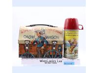 Roy Rogers Dale Evans Dome Metal Lunch Box 1955 Vintage w/ THERMOS