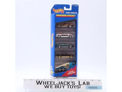 5 Car Gift Pack Hot Wheels Showroom Specials 1997 Mattel 1:64 Scale NEW SEALED