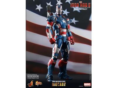 MMS195-D01 Iron Patriot Marvel Iron Man 3 Hot Toys 1:6 Figure NEW SEALED