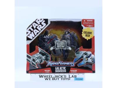 Tie Fighter & Jedi Starfighter Star Wars Transformers/Galactic Showdown2007 MISB
