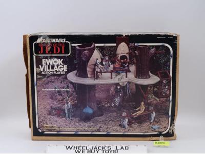 Endor Ewok Village 100% Complete W/Box Star Wars 1983 Kenner Vintage Playset
