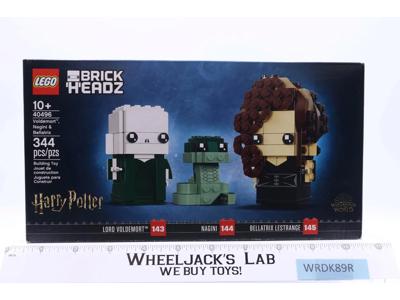 #40496 Voldemort Nagini & Bellatrix Harry Potter Lego Brick Headz NEW SEALED