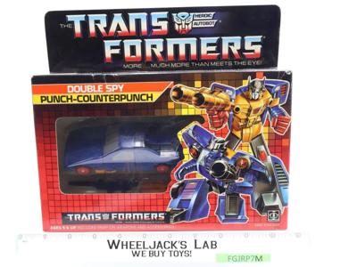 Double Spy Punch-Counterpunch W/Box & INSERT 100% Complete 1987 G1 Transformers
