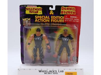 Hollywood Hogan & Dennis Rodman Special Ed. WCW 1997 Original Toymakers NEW MOSC