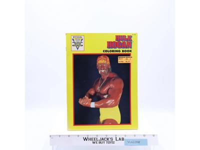 Hulk Hogan Coloring Book WWF Wrestling Checkerboard Press Vintage