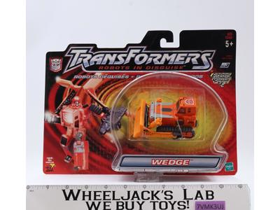 Wedge Transformers Robots in Disguise 2001 Hasbro Action Figure NEW SEALED