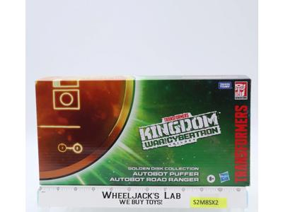 Golden Disk Collection Puffer & Road Ranger Transformers Kingdom WFC NEW MIB