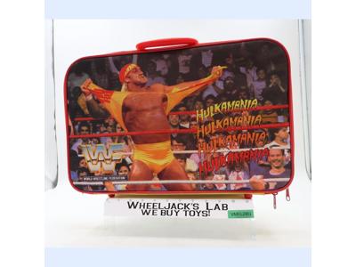 Hulk Hogan Hulkamania Kids Suitcase Luggage Bag WWF Wrestling 1991 Vintage