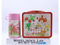 Strawberry Shortcake 1985 Metal Lunchbox & 1980 Thermos Aladdin Ind Vintage