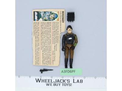 Major Bludd V1 RED CARD BACK Complete G.I. Joe 1983 Hasbro Vintage Action Figure