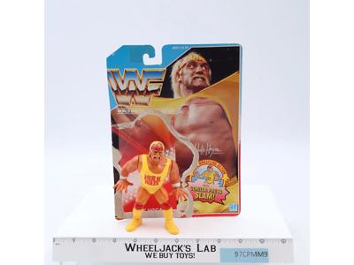 Hulk Hogan W/CARDBACK 100% Complete 1990 WWF Wrestling Hasbro Action Figures