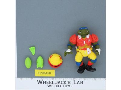 T.D. Tossin' Leo 100% Complete Teenage Mutant Ninja Turtle 1991 Playmates